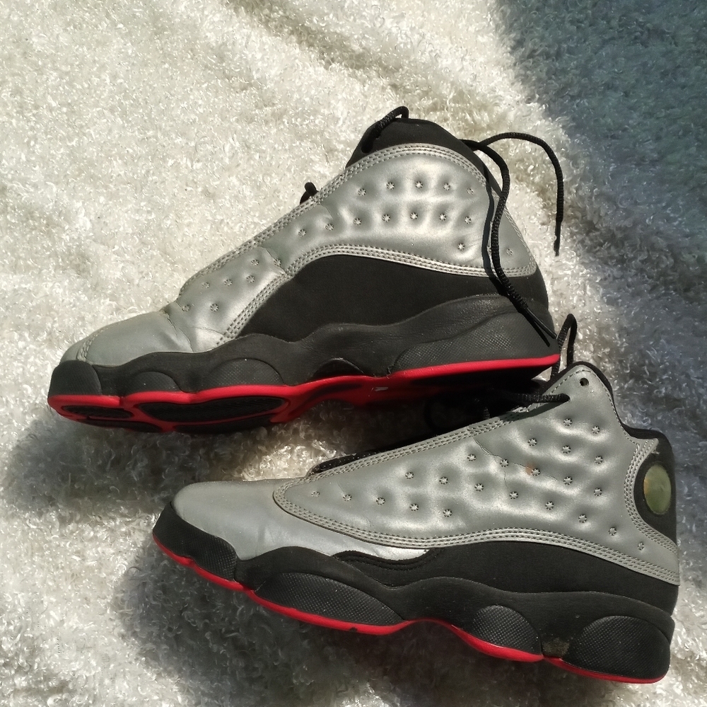 AIR JORDAN 13 RETRO 'REFLECTIVE SILVER'  size 5y